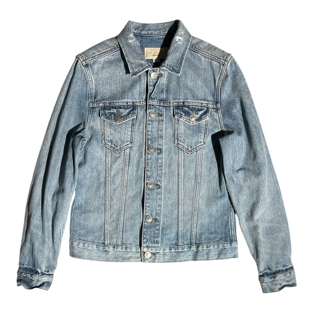 All Saints Light Blue Denim Jacket